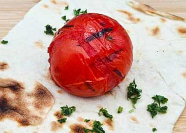 Grilled tomato